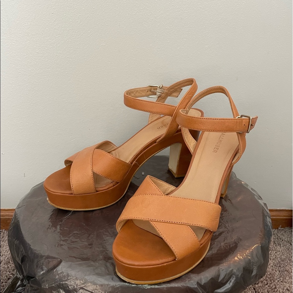 Leather Platform Shoes